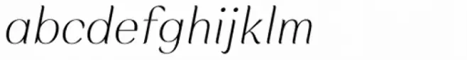 Rossanova Extra Light Italic