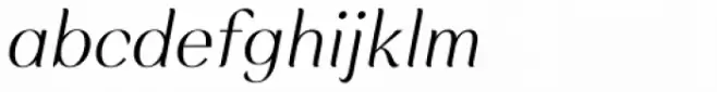 Rossanova Light Italic