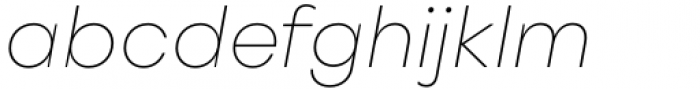 Rothorn Thin Italic