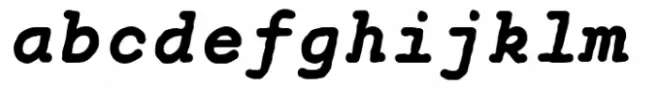 Rough Weekend Bold Italic