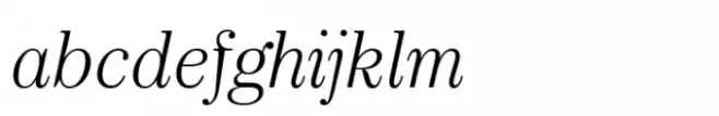 Royal Theater Serif Std Extralight Italic