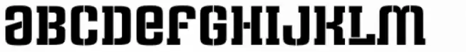 Ruda Slab Stencil Unicase