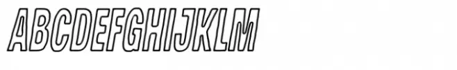 Ruden Outline Italic