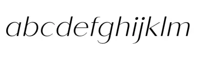 Saldo Extra Light Italic