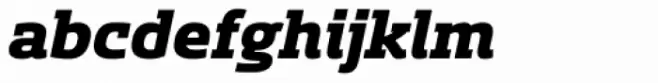 Sancoale Slab Ext Black Italic