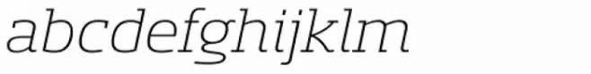 Sancoale Slab Ext Light Italic