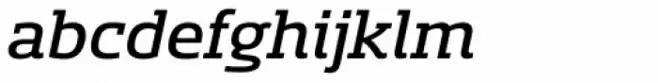 Sancoale Slab Ext Medium Italic