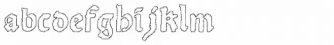 Scoto Koberger Fraktur N9 Outline