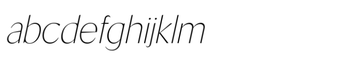 Segnieur Modern Extra Light Italic