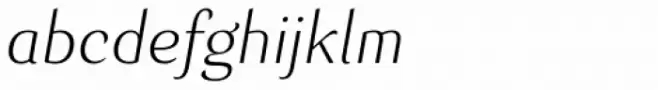 Senlot Ext Thin Italic