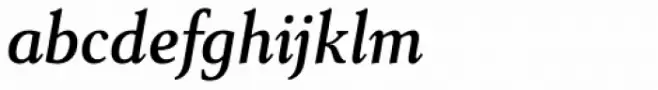 Senlot Serif Norm Demi Italic