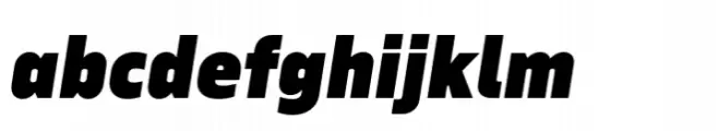 Serca Black Italic