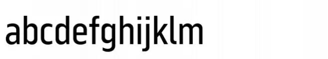 Serca Condensed Text