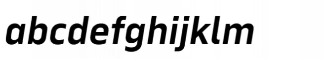 Serca Semi Bold Italic
