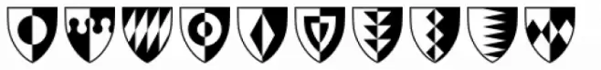 Shield Ornaments