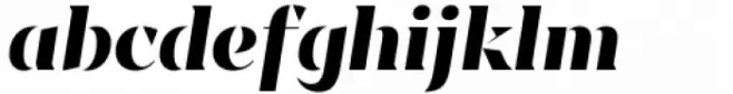 Sincerity Stencil Black Italic