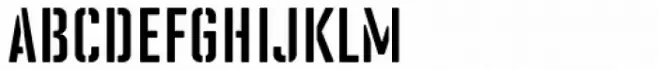 Solano Gothic MVB Stencil Caps