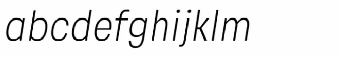 Soliden Light Condensed Oblique