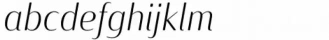Solitas Contrast Extended Light Italic