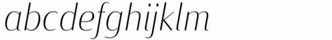 Solitas Contrast Extended Thin Italic