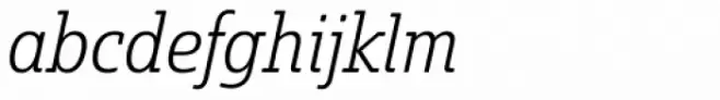 Solitas Slab Con Light Italic