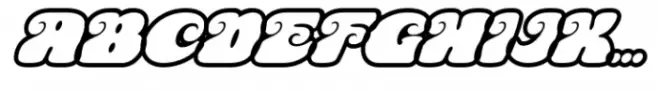 Space Majestic Italic Outline