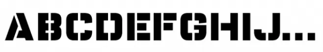 Stencil Label JNL Regular