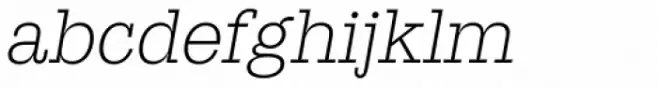 Suomi Slab Serif Light Italic