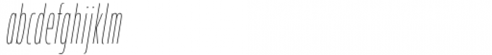 Superscience Hairline Ultra Condensed Italic