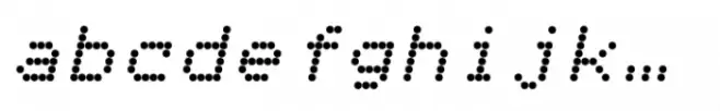 Tabloid Dot M Bold Slant
