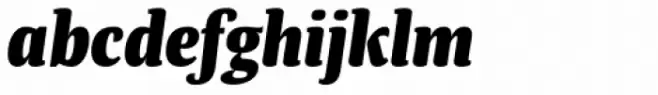 Tanger Serif Narrow ExtraBold Italic