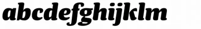 Tanger Serif Wide Heavy Italic