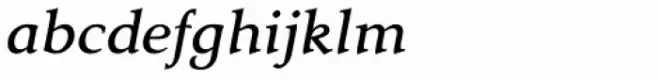 Tarocco OT Medium Italic