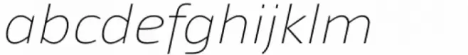 Taz Wide UltraLight Italic