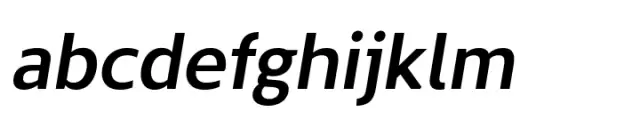 The Main Semi Bold Italic