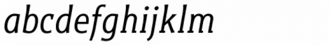 Titla Brus Condensed Book Italic