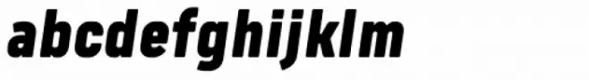 Tomkin Narrow Black Italic
