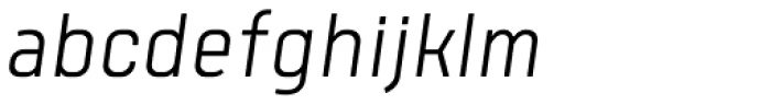 Tomkin Narrow Light Italic