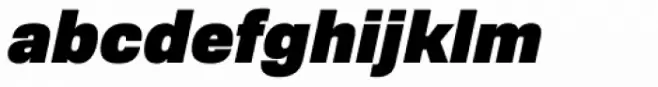 TradaSans Black Italic
