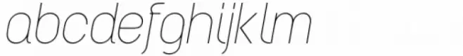Tremendo Svelte Hairline Italic