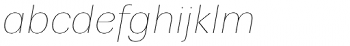 Trivia Sans Hairline Italic