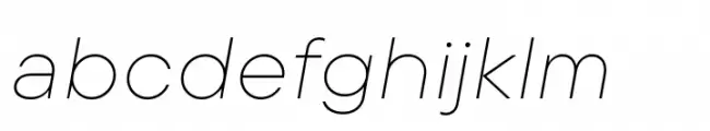 TT Commons Pro Expanded Thin Italic