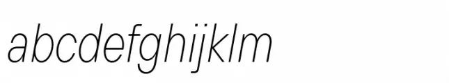 TT Hoves Pro Condensed Thin Italic