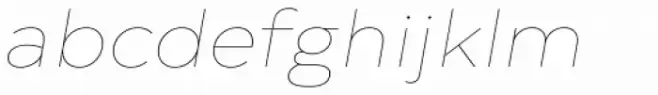 Typold Extended Extra Thin Italic