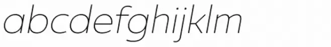 Ultine Norm Thin Italic