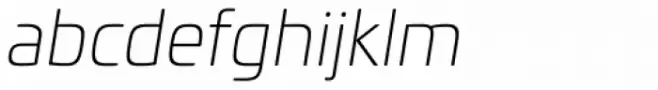 Univia Pro UltraLight Italic