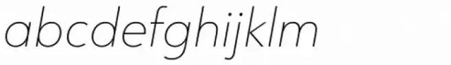 URW Form Thin Italic