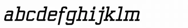 Valsity Semibold Condensed Italic
