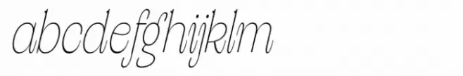 Valverde Condensed Thin Italic