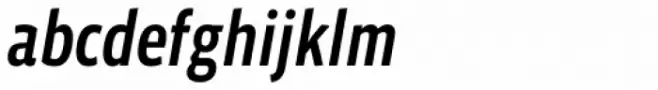 Vista Sans Narrow Medium Italic